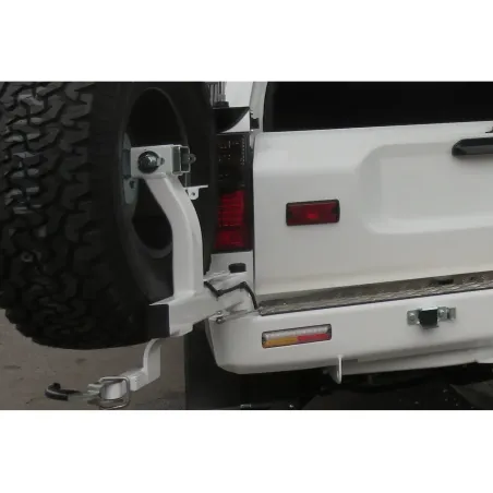 Porte roue de secours gauche Kaymar Toyota HDJ80 et Nissan Patrol GR Y60