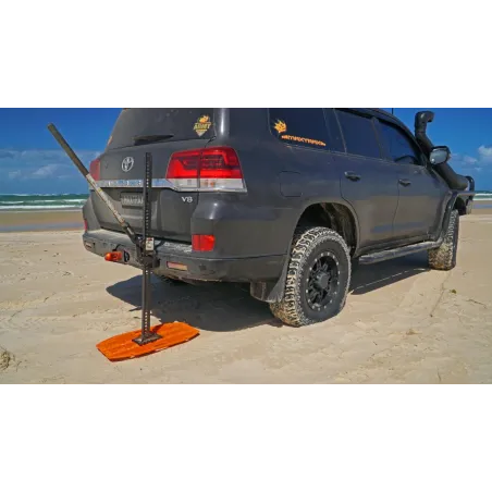 Plaque à sable Maxtrax Jaxbase orange - Maxtrax rigide pour appui de cric