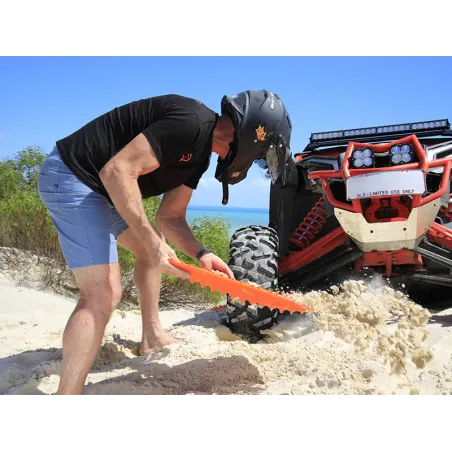 Plaques à sable Maxtrax Mini orange - La paire