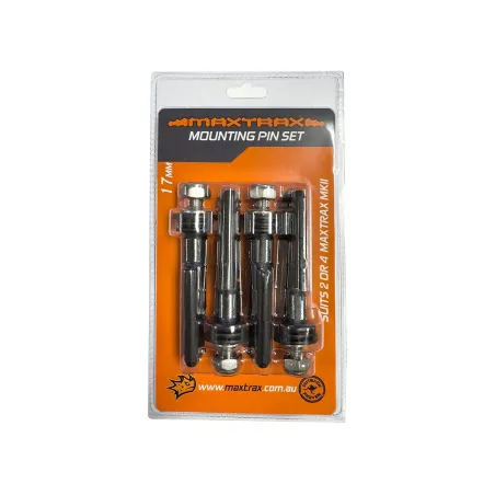 Fixation rapide Maxtrax MKII - Set de 4 pièces - Longueur filetage 17mm