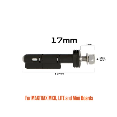 Fixation rapide Maxtrax MKII - Set de 4 pièces - Longueur filetage 17mm