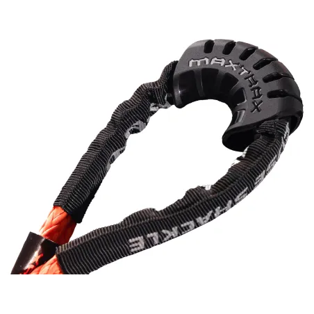 Protecteur caoutchouc noir de Manille Maxtrax Shackle shield - La paire
