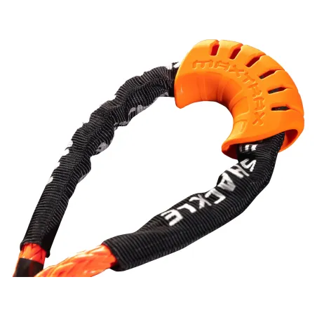 Protecteur caoutchouc orange de Manille Maxtrax Shackle shield - La paire
