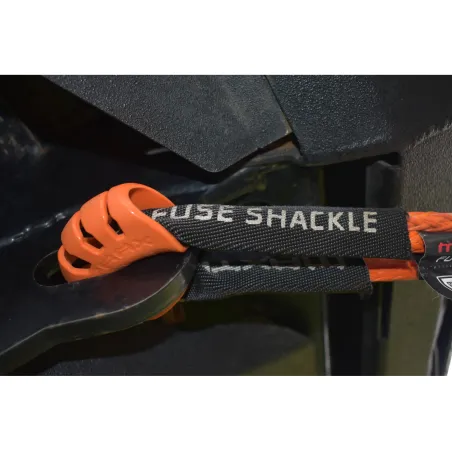 Protecteur caoutchouc orange de Manille Maxtrax Shackle shield - La paire
