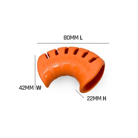 Protecteur caoutchouc orange de Manille Maxtrax Shackle shield - La paire
