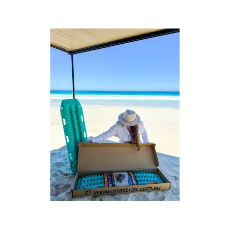 Plaques à sable Maxtrax XTREME turquoise - La paire