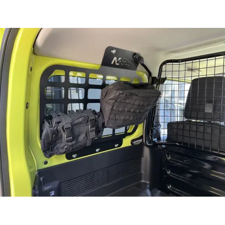 Kit supports accessoires MOLLE intérieur vitres arrière Suzuki Jimny 2018+ N4-Offroad