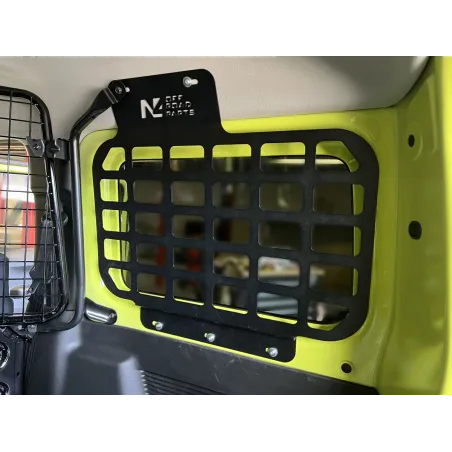 Kit supports accessoires MOLLE intérieur vitres arrière Suzuki Jimny 2018+ N4-Offroad