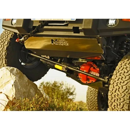 Ski de protection avant en aluminium de 8mm pour Jeep Wrangler JK N4-Offroad