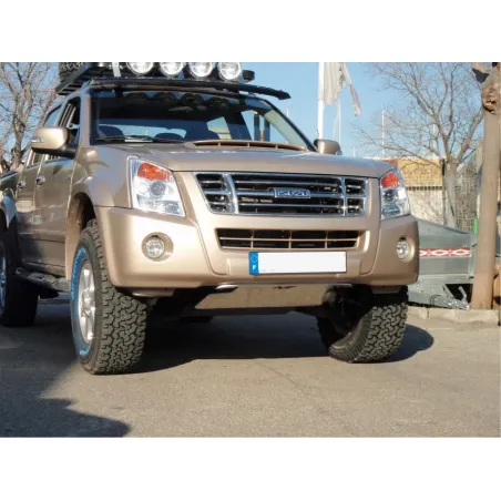 Ski de protection avant en aluminium de 8mm pour Isuzu DMax 2007-2011 N4-Offroad