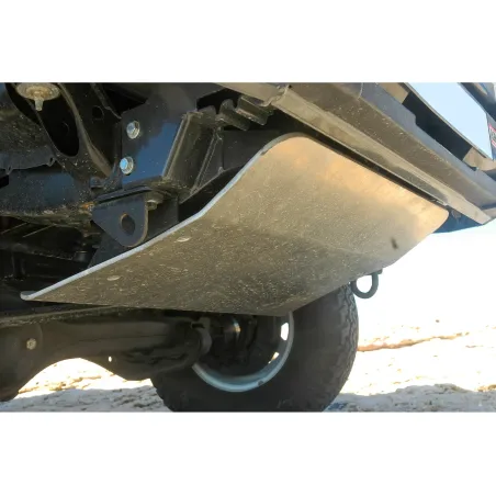 Ski de protection avant en aluminium de 8mm pour Toyota HDJ80 avec pare chocs N4-Offroad