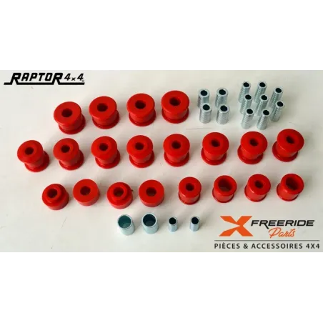 Kit complet de silent bloc polyuréthane pour Nissan Patrol GR Y60 Y61 2.8TD