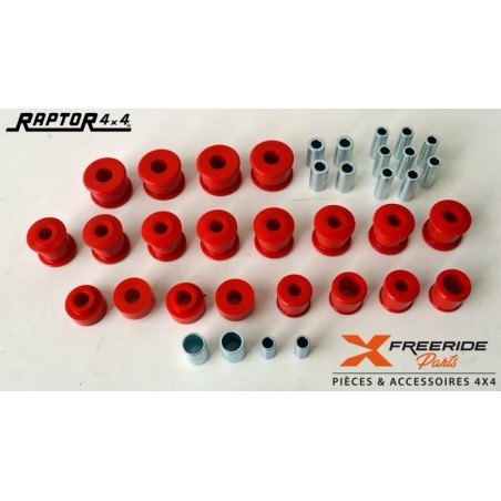 Kit complet de silent bloc polyuréthane pour Nissan Patrol GR Y60 Y61 2.8TD