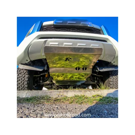 Ski de protection avant en aluminium de 8mm pour Mitsubishi L200 après 2015 et Fiat Fullback N4-Offroad