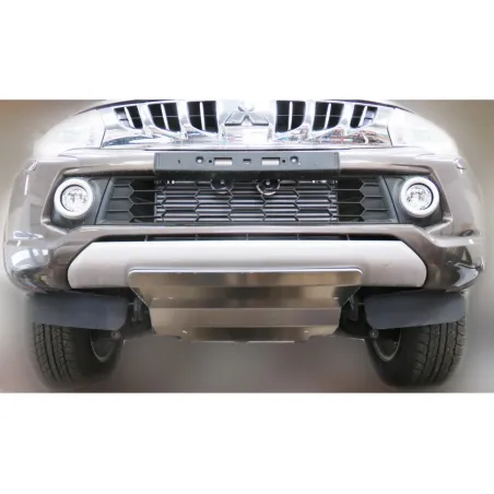 Ski de protection avant en aluminium de 8mm pour Mitsubishi L200 après 2015 et Fiat Fullback N4-Offroad