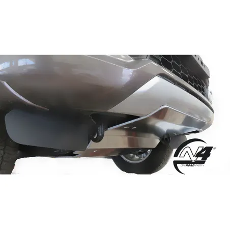 Ski de protection avant en aluminium de 8mm pour Mitsubishi L200 après 2015 et Fiat Fullback N4-Offroad