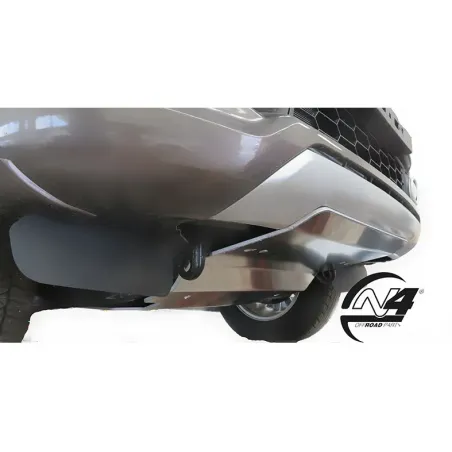 Ski de protection avant en aluminium de 8mm pour Mitsubishi L200 après 2015 et Fiat Fullback N4-Offroad