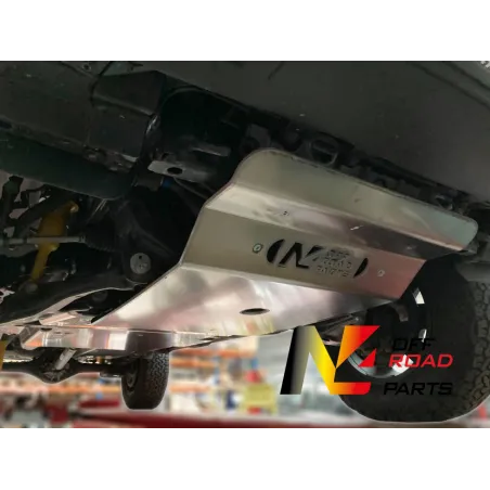 Ski de protection avant Soft en aluminium de 8mm pour Toyota Hilux Revo toutes versions N4-Offroad