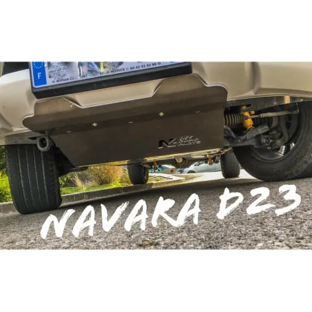 Ski de protection avant en aluminium de 8mm pour Nissan Navara D23 NP300 N4-Offroad