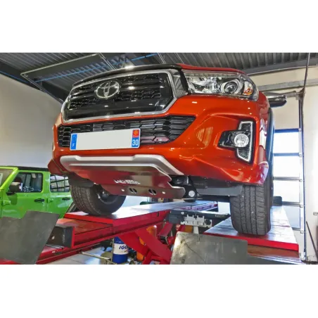Ski de protection avant Offroad en aluminium de 8mm pour Toyota Hilux Revo 01-2019-12-2020 N4-Offroad