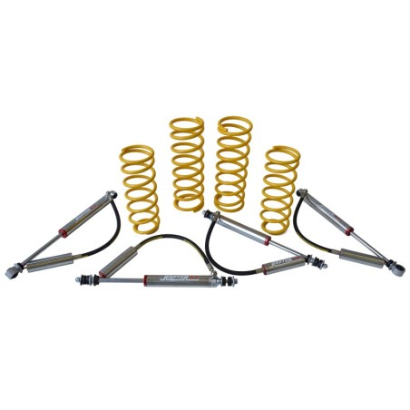 Kit réhausse +10cm Raptor4x4 Raptor4x4 Nissan Patrol GR Y60 Y61
Comprend 4 amortisseurs a bombonnes séparées