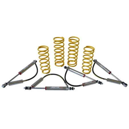 Kit réhausse +10cm Raptor4x4 Raptor4x4 Nissan Patrol GR Y60 Y61 Comprend 4 amortisseurs a bombonnes séparées
