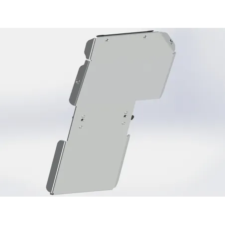 Ski de protection boîtes vitesses et transfert en aluminium de 8mm pour Mitsubishi Pajero III et IV 3.2DiD N4-Offroad