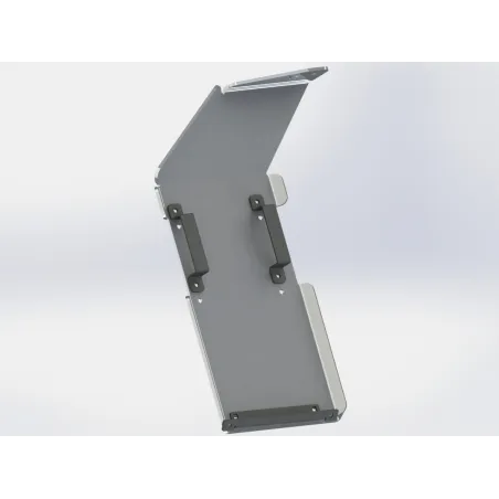 Ski de protection boîtes vitesses et transfert en aluminium de 8mm pour Mitsubishi L200 2005-2015 BVM N4-Offroad