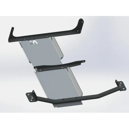 Ski de protection boîtes vitesses et transfert en aluminium de 8mm pour Toyota VZJ90 N4-Offroad