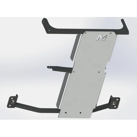 Ski de protection boîtes vitesses et transfert en aluminium de 8mm pour Toyota VZJ95 N4-Offroad