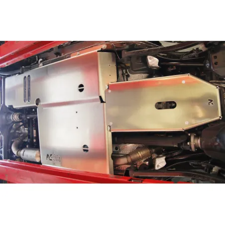 Ski de protection carter d'huile et boîte de vitesses en aluminium de 6mm pour Jeep Wrangler JL 2.0L Essence N4-Offroad