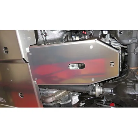 Ski de protection carter d'huile et boîte de vitesses en aluminium de 6mm pour Jeep Wrangler JL 2.0L Essence N4-Offroad