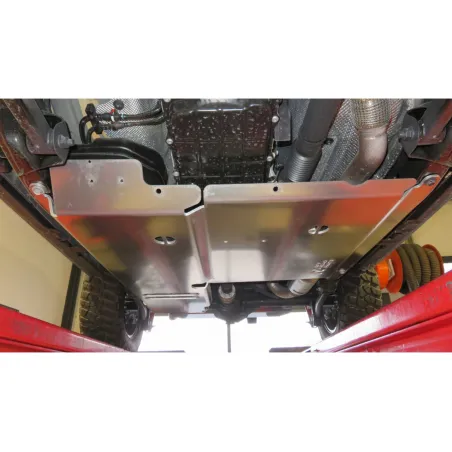 Ski de protection en aluminium de 8mm boîte de tranfert et réservoir pour Jeep Wrangler JL 2.0L Essence 3 portes N4-Offroad