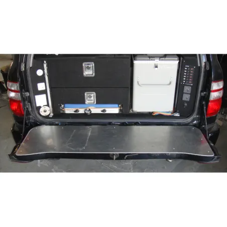 Protection de hayon en aluminium de 2.5mm pour Toyota Land Cruiser HDJ100 HZJ105 N4-Offroad