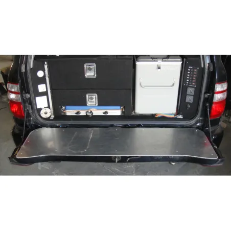 Protection de hayon en aluminium de 2.5mm pour Toyota Land Cruiser HDJ100 HZJ105 N4-Offroad