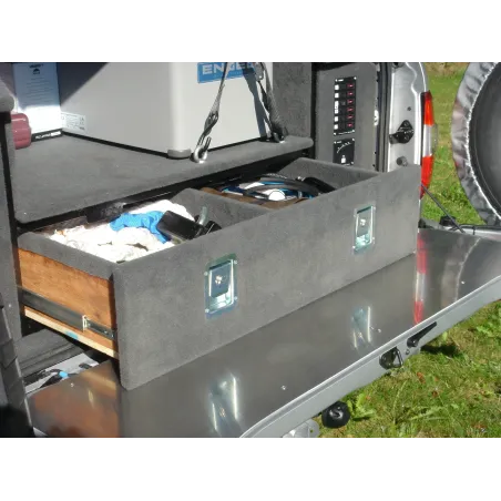 Protection de hayon en aluminium de 2.5mm pour Toyota Land Cruiser HDJ100 HZJ105 N4-Offroad