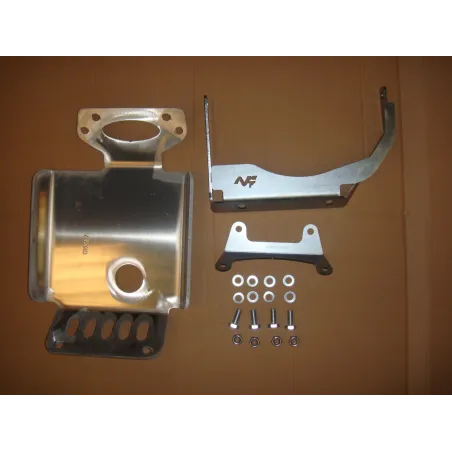 Ski de protection carter d'huile en aluminium de 6mm pour Jeep Wrangler JK 2.8CRD N4-Offroad