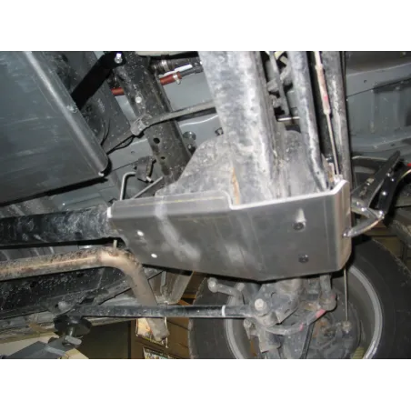 Ski protection nez pont arrière aluminium 8mm Toyota HDJ80 HDJ100 HZJ78 N4-Offroad