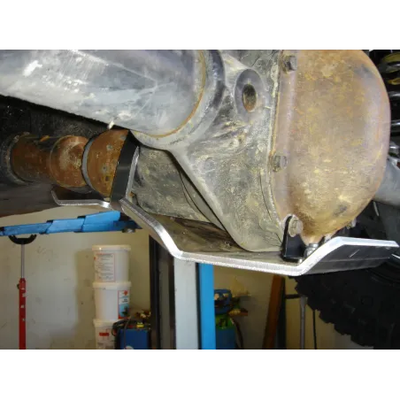 Ski de protection de nez de pont arrière en aluminium de 8mm pour Jeep Wrangler JK N4-Offroad