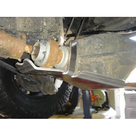 Ski de protection de nez de pont arrière en aluminium de 8mm pour Jeep Wrangler JK N4-Offroad