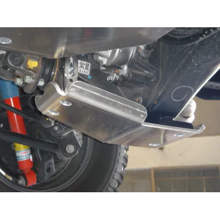 Ski protection nez pont arrière aluminium 8mm Hilux Vigo N4-Offroad