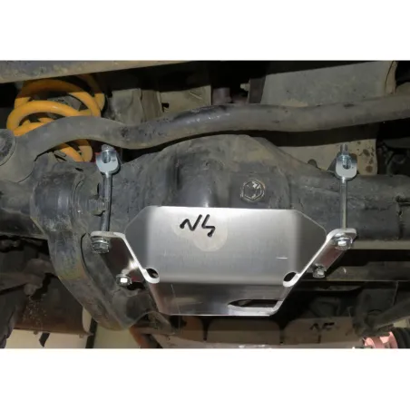 Ski protection nez pont avant aluminium 6mm Toyota Land Cruiser HDJ80 et Série 7 après 1999 N4-Offroad