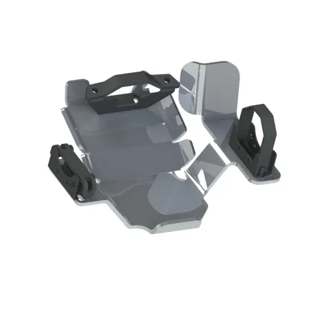 Ski protection nez pont arrière aluminium 8mm Toyota Land Cruiser Série 7 après 1999 N4-Offroad