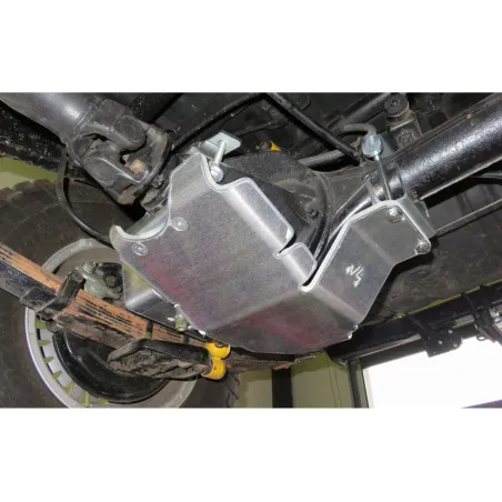 Ski protection nez pont arrière aluminium 8mm Toyota Land Cruiser Série 7 après 1999 N4-Offroad