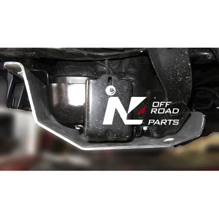 Ski de protection de réservoir AdBlue et silencieux arrière en aluminium de 6mm pour Jeep Wrangler JL 2.2 Diesel N4-Offroad