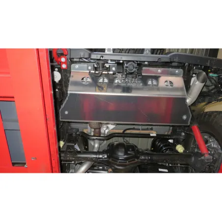 Ski de protection de silencieux arrière en aluminium de 6mm pour Jeep Wrangler JL V6 et 2.0L essence N4-Offroad