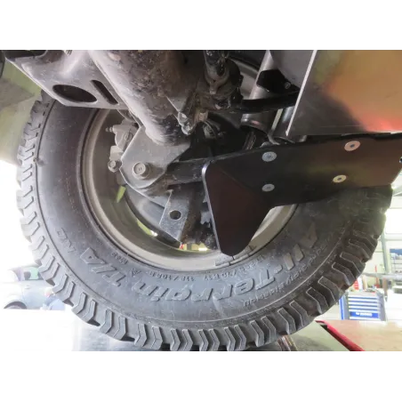 Paire de protections amortisseurs arrières en PEHD de 8mm pour Toyota KDJ95 KDJ120 KDJ150 N4-Offroad