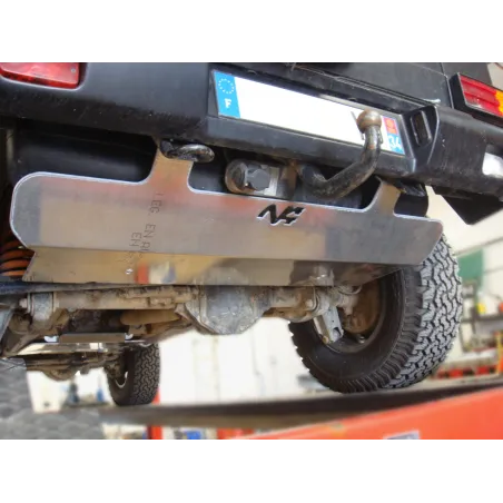 Ski de protection de réservoir en aluminium de 6mm pour Mercedes G W461 W463 Pur N4-Offroad