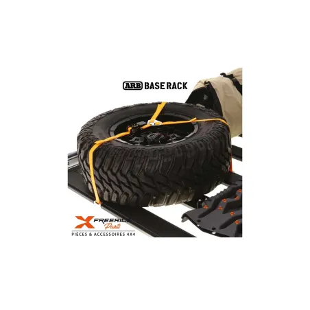 ARB | SANGLE D'ARRIMAGE "Y" AVEC TENDEUR A CLIQUET POUR ROUE DE SECOURS (1m x 25mm)