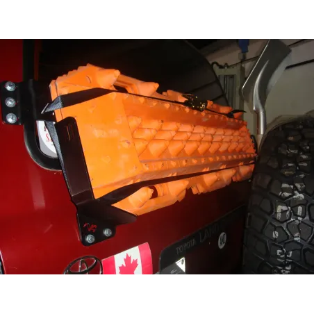 Support de plaques à sable Maxtrax sur le hayon pour Toyota HDJ80 N4-Offroad